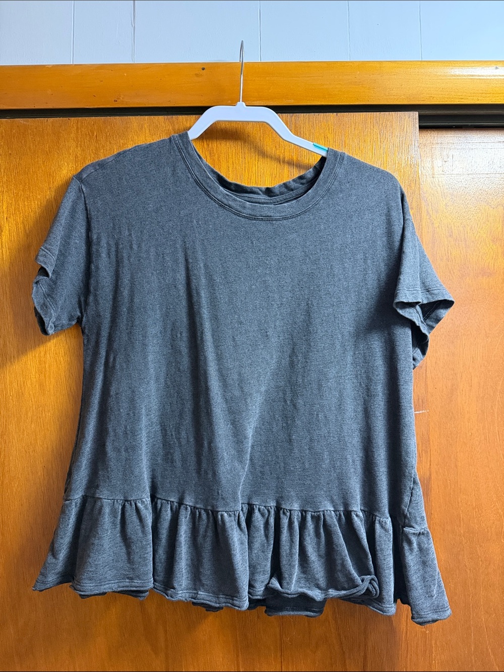 BOGO - FREE Time and Tru Gray Short Sleeve Top